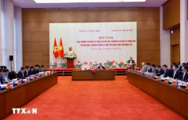 Chủ tịch Quốc hội và Thủ tướng chủ trì hội nghị về chương trình kỳ họp thứ nhất Quốc hội khóa XVI