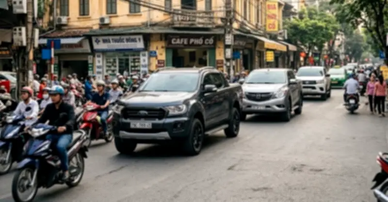 Chủ xe bán tải Hà Nội kiến nghị 4 giải pháp trước nguy cơ bị hạn chế vào nội đô