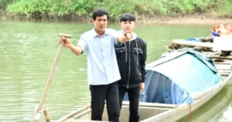 Cha con ngư dân ung thư dũng cảm cứu 3 người trên sông Gianh ngày Tết