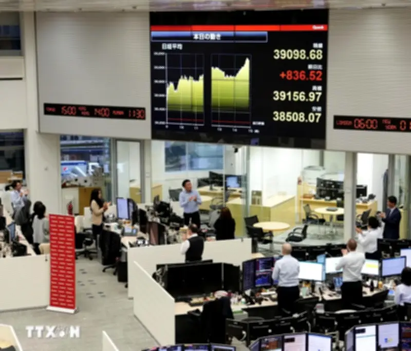 Chứng khoán châu Á giảm điểm sau hai phiên phục hồi, nhà đầu tư thận trọng