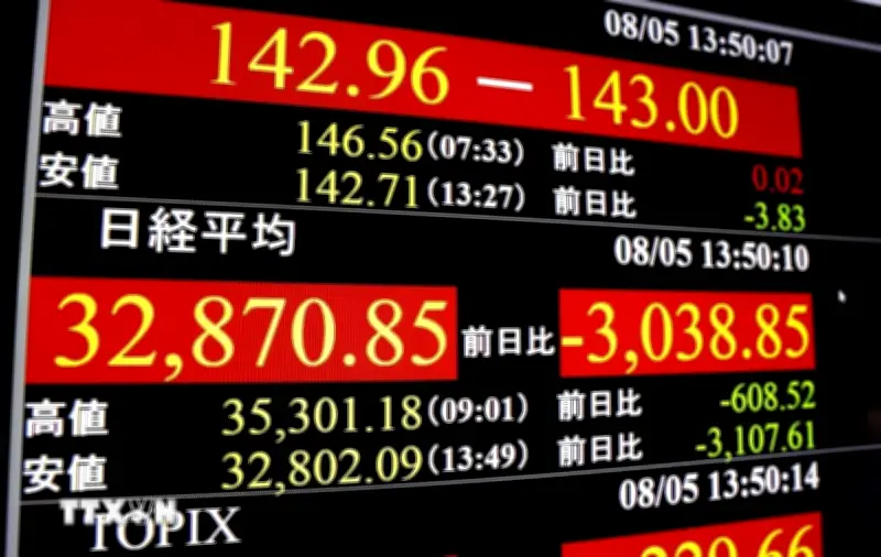 Chứng khoán châu Á lao dốc sau tuyên bố của ông Trump về Iran