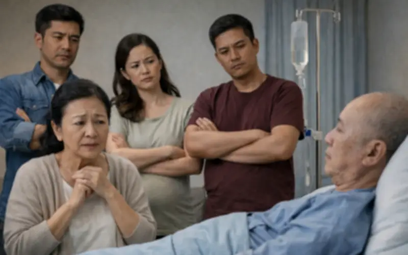 Chồng ngoại tình liên tục, 3 con từ chối góp 1 tỷ cứu cha ung thư giai đoạn cuối