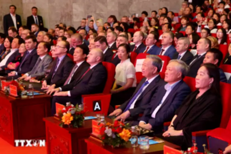 Chương trình giao lưu nghệ thuật 'Tâm hồn Nga trong lòng Việt Nam' diễn ra tại Hà Nội