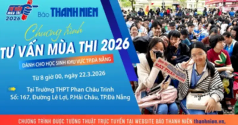 Chương trình tư vấn mùa thi 2026 tại Đà Nẵng thu hút hàng nghìn học sinh