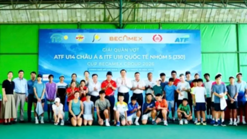 Chuỗi 6 Giải Quần Vợt Trẻ Quốc Tế Cúp Becamex Group 2026 Khai Mạc Tại Bình Dương