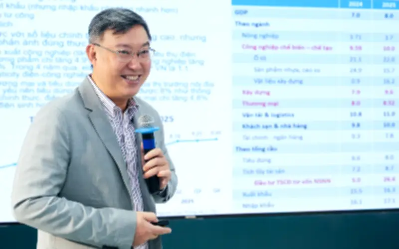 Chuyên gia Fulbright phân tích kinh tế hình chữ K và mục tiêu tăng trưởng 10% năm 2026