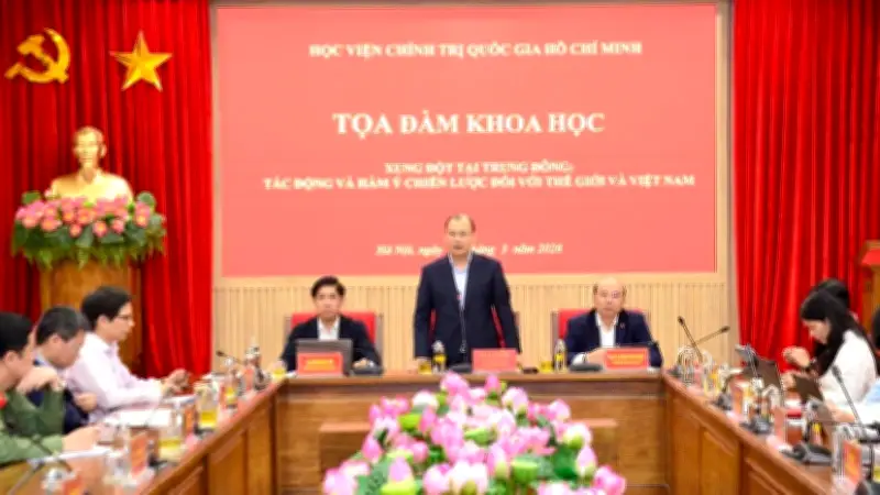 Chuyên gia phân tích xung đột Trung Đông và hàm ý chiến lược cho Việt Nam