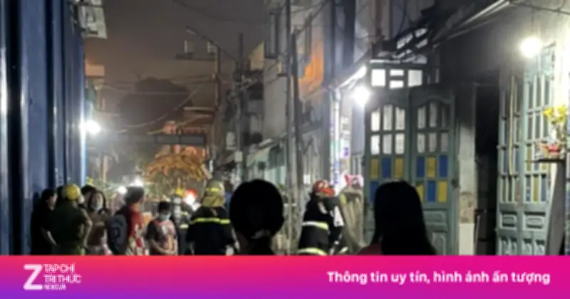 Cháy quán cơm chay ở TP.HCM, hai mẹ con tử vong thương tâm trong đêm