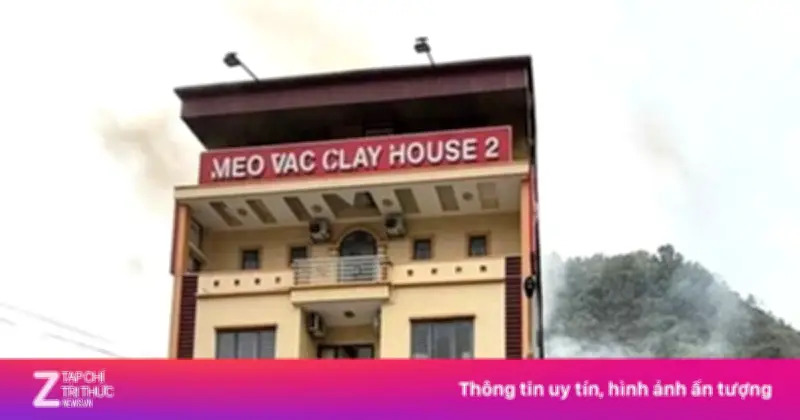 Cháy Tầng 5 Nhà Nghỉ Mèo Vạc, 95 Du Khách Nước Ngoài Được Sơ Tán An Toàn