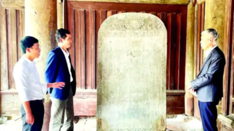 Cụm Bia Đá Thời Lê Trung Hưng Tại Chùa Keo Hành Thiện Được Công Nhận Bảo Vật Quốc Gia