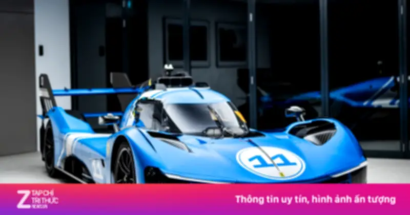 Cận Cảnh Siêu Xe Ferrari 499P Modificata Độc Nhất Tại Singapore