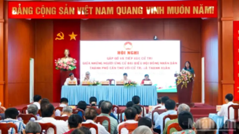 Cần Thơ: Cử Tri Gặp Gỡ Ứng Cử Viên HĐND, Đánh Giá Chương Trình Hành Động