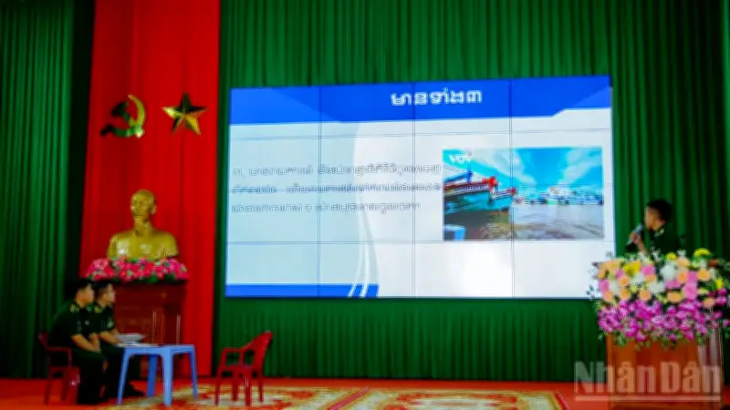Cần Thơ tổ chức hội thi tiếng Khmer cho Bộ đội Biên phòng