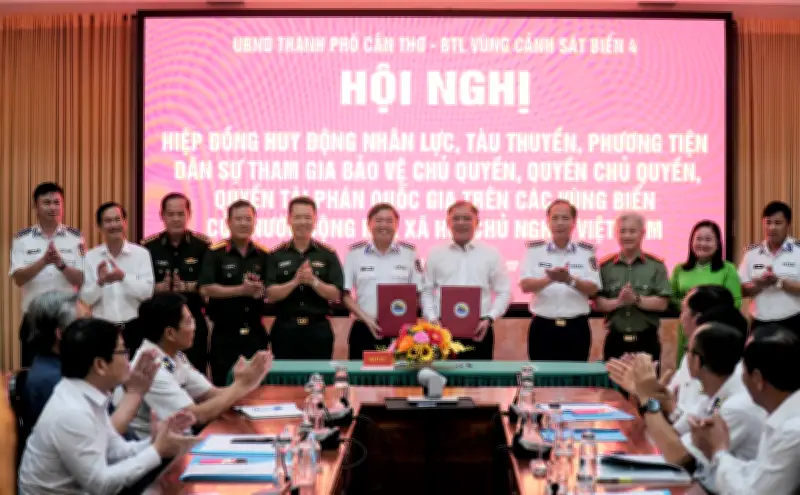 Cần Thơ và Bộ Tư lệnh Vùng Cảnh sát biển 4 ký kết kế hoạch hiệp đồng