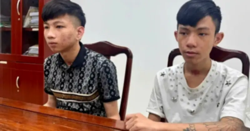 Công an Huế bắt giữ 2 thanh niên truy nã sau vụ chém người gây thương tích 8%