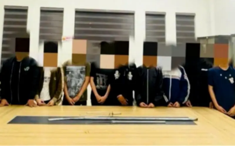 Công an ngăn chặn nhóm 23 thanh thiếu niên tụ tập đua xe trái phép ở Hà Nội