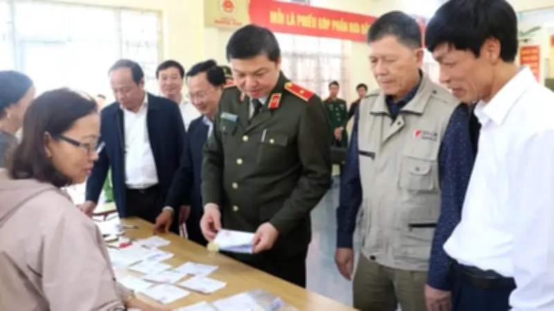 Công an Quảng Ninh kiểm tra toàn diện, đảm bảo an ninh cho bầu cử