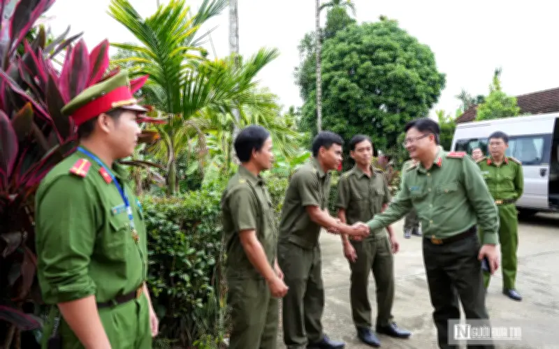 Công an TP Huế kiểm tra, chỉ đạo công tác bảo đảm an ninh cho bầu cử 2026-2031