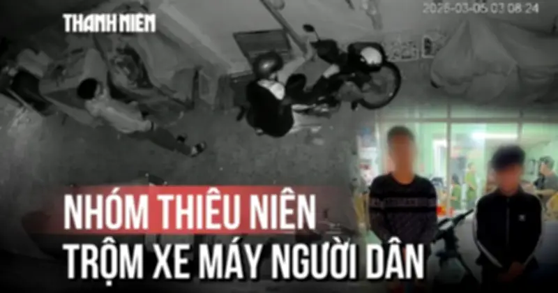 Công an TP.HCM điều tra nhóm thiếu niên 13-14 tuổi trộm nhiều xe máy