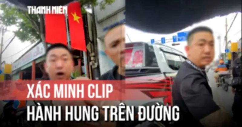 Công an TP.HCM xác minh clip nhóm người đi ô tô hành hung người đi xe máy