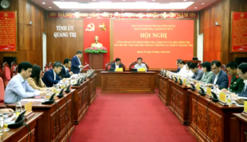 Công bố quyết định kiểm tra đối với Ban Thường vụ Tỉnh ủy Quảng Trị, Khánh Hòa