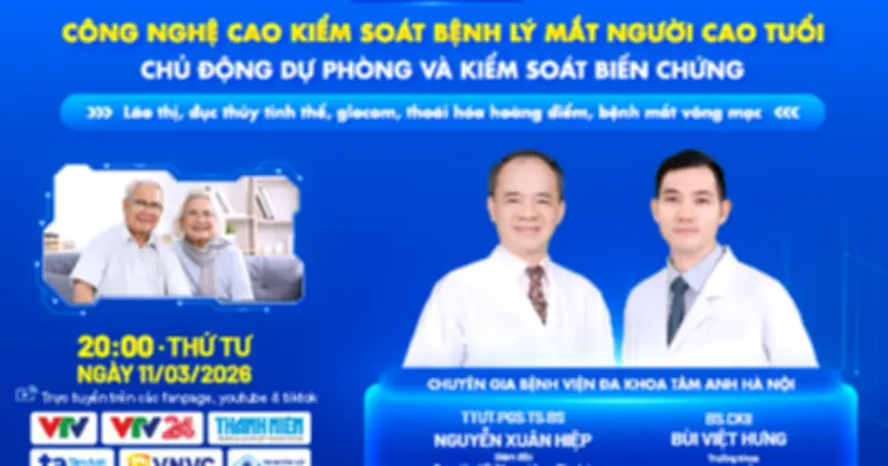Công nghệ cao phát hiện sớm bệnh mắt người cao tuổi, ngăn ngừa mất thị lực