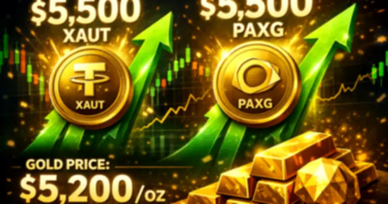 Căng thẳng địa chính trị đẩy vàng token hóa tăng vọt, Bitcoin lao dốc