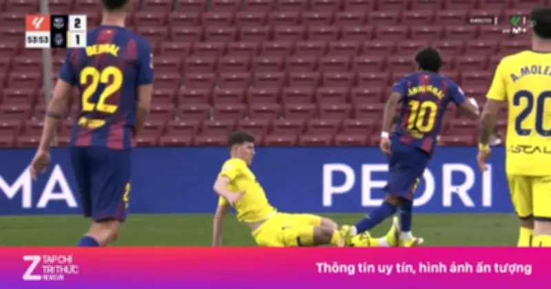 Căng thẳng bùng nổ ở Camp Nou sau pha phạm lỗi với Yamal và quyết định gây tranh cãi của Villarreal