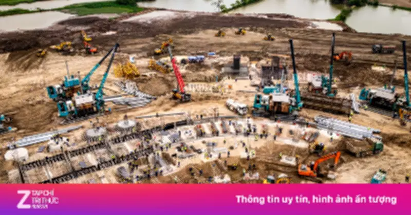 Công Trường Sân Vận Động 135.000 Chỗ Lớn Nhất Việt Nam Đang Được Xây Dựng