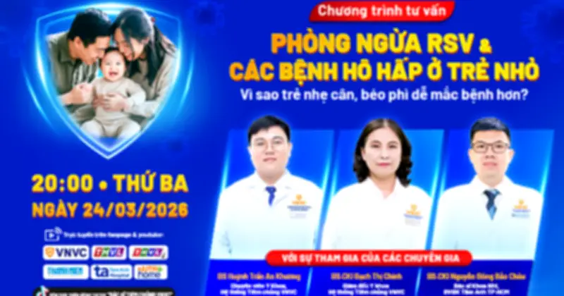 Cảnh báo: RSV và các bệnh hô hấp nguy hiểm rình rập trẻ nhỏ - Tư vấn trực tuyến 24.3