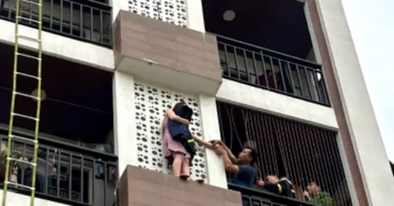 Cảnh sát PCCC Hà Nội giải cứu thành công cô gái có ý định tự tử tại dốc La Pho