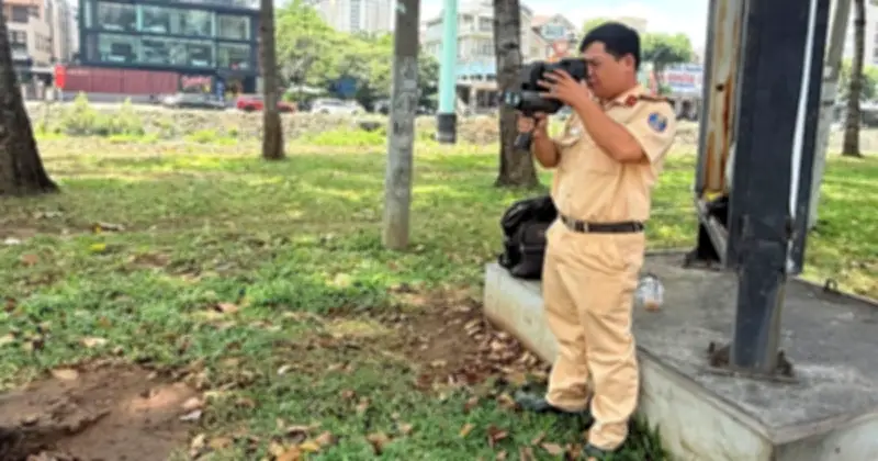 CSGT Cát Lái tăng cường bắn tốc độ, xử lý nồng độ cồn trên đường Võ Nguyên Giáp