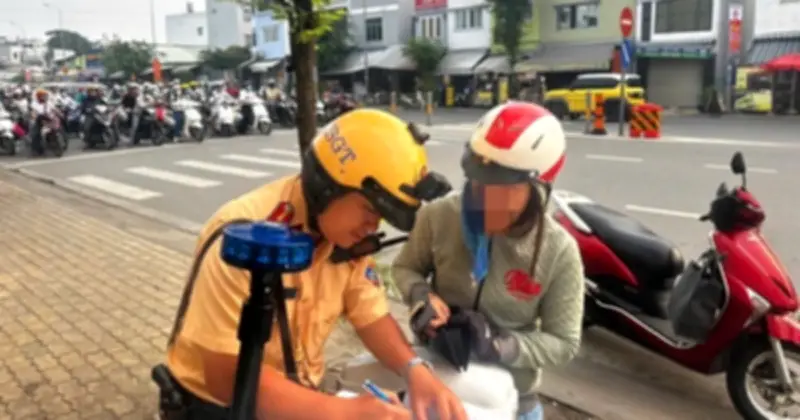 CSGT TP.HCM công bố 73 xe máy đi ngược chiều bị phạt nguội trên đường Đặng Thùy Trâm