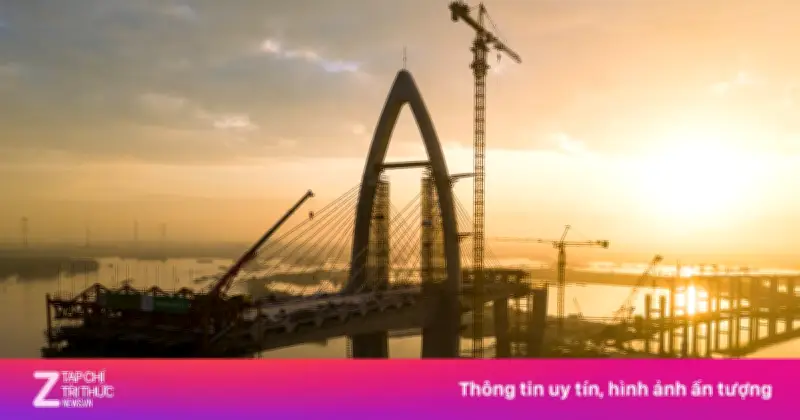 Cầu Phước An gần 4.900 tỷ nối TP.HCM và Đồng Nai vượt tiến độ, hoàn thành 50%