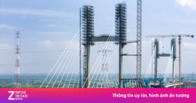 Cầu Phước Khánh trên cao tốc Bến Lức - Long Thành sắp hợp long vào tháng 5/2026