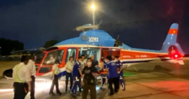 Cứu sống bệnh nhân đột quỵ ở Côn Đảo bằng trực thăng và hội chẩn từ xa