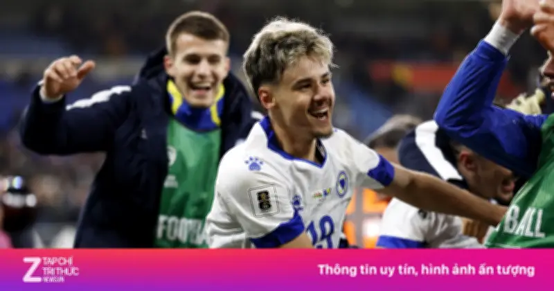 Cầu thủ 18 tuổi Kerim Alajbegovic đổi đời sau khoảnh khắc lịch sử tại vòng loại World Cup