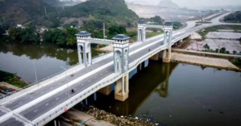 Cầu Tân Lang gần 1.500 tỷ đồng sắp hoàn thành, thúc đẩy phát triển kinh tế vùng