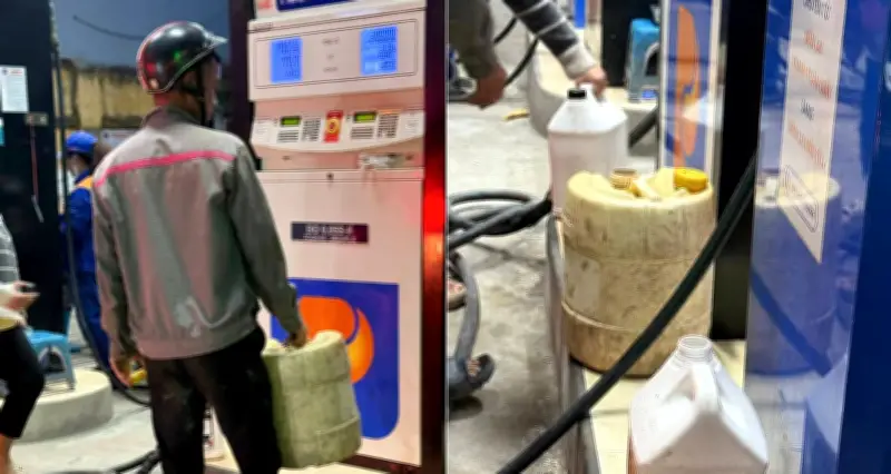 Cây xăng từ chối bán nhiên liệu vào can, thùng để ngăn đầu cơ gây khó cho người dùng thực