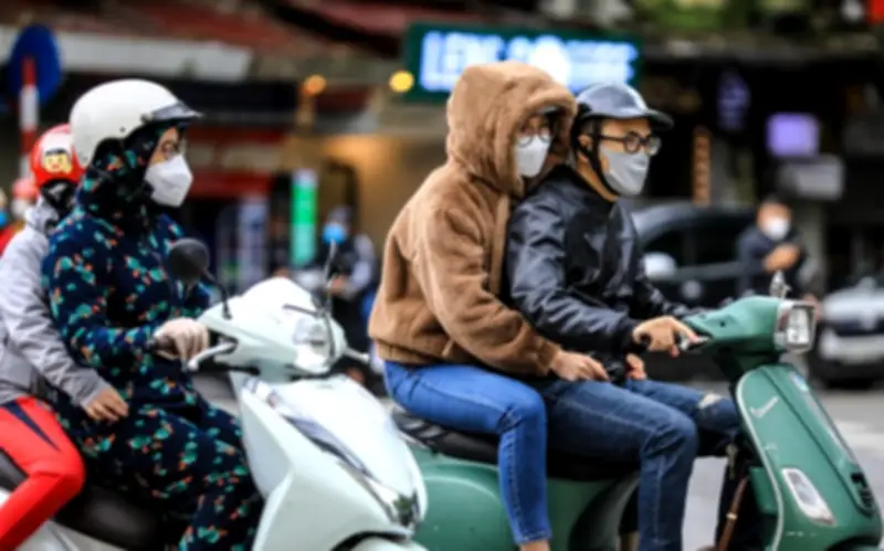 Dự báo đợt không khí lạnh ở miền Bắc có thể gây động lốc, sét, mưa đá