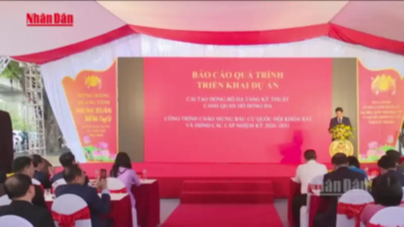 Dự án cải tạo hồ Đống Đa với tổng đầu tư hơn 297 tỷ đồng được đẩy nhanh tiến độ