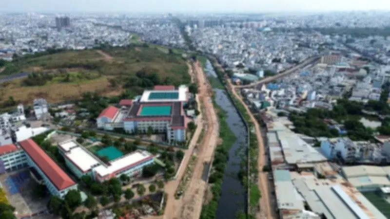 Dự án kênh Tham Lương-Bến Cát chậm tiến độ, chỉ đạt 65% khối lượng