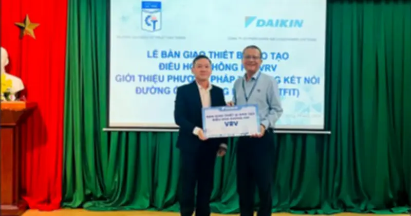 Daikin Rút Ngắn Khoảng Cách Đào Tạo Ngành Điều Hòa Từ Giảng Đường Đến Thực Địa