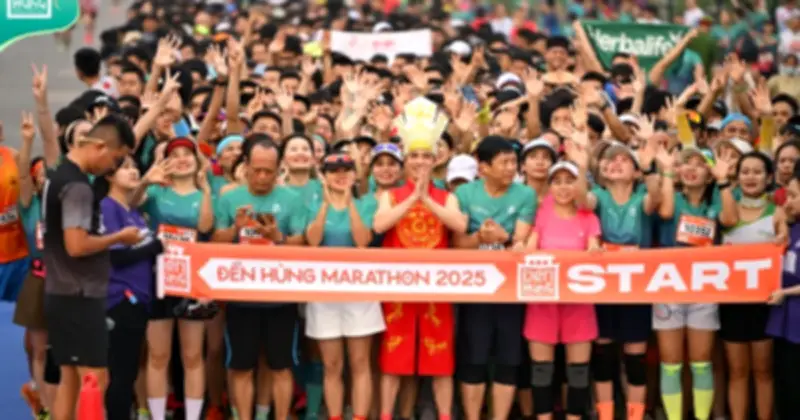 F88 Trao Tặng Kỳ Lân Và Túi Lộc May Mắn Cho Runner Đền Hùng Marathon 2025