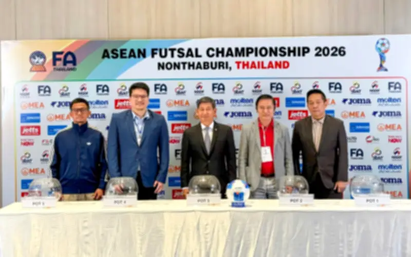 Futsal Việt Nam vào bảng A cùng Thái Lan tại giải vô địch Đông Nam Á 2026