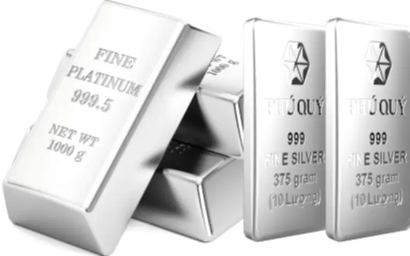 Giá bạc trong nước tăng mạnh, thị trường quốc tế biến động