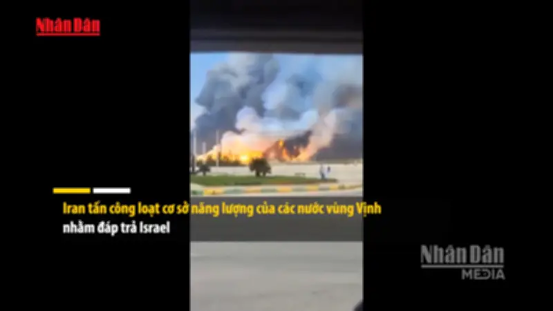 Giá dầu tăng vọt sau khi Iran tấn công các cơ sở dầu khí vùng Vịnh