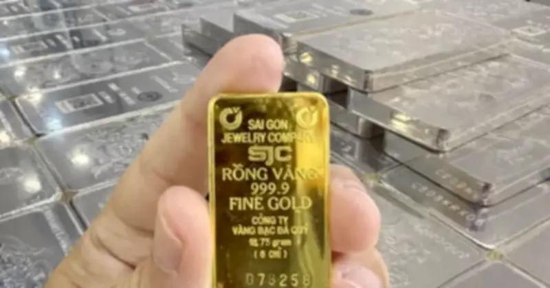 Giá vàng SJC giảm mạnh, nhà đầu tư lỗ gần 9 triệu đồng/lượng trong tuần