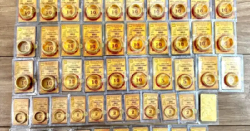 Giá vàng SJC và vàng nhẫn giảm mạnh, thế giới lao dốc 5%