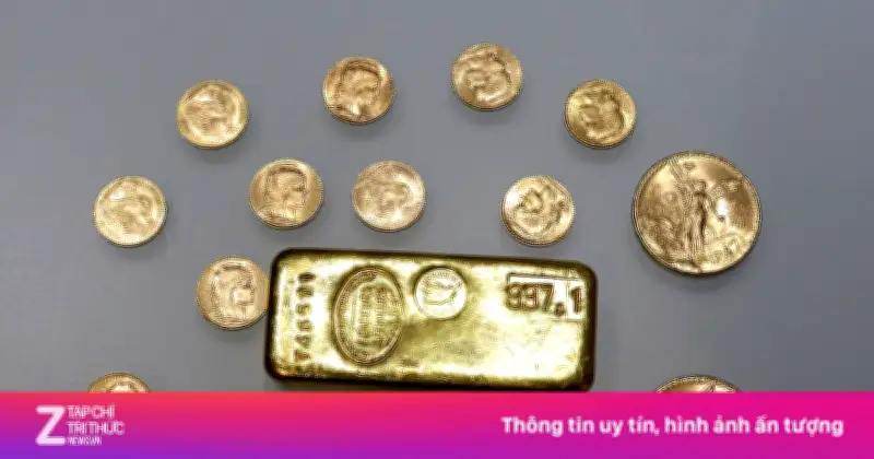 Giá vàng thế giới lao dốc mạnh trước áp lực từ đồng USD và kỳ vọng lãi suất
